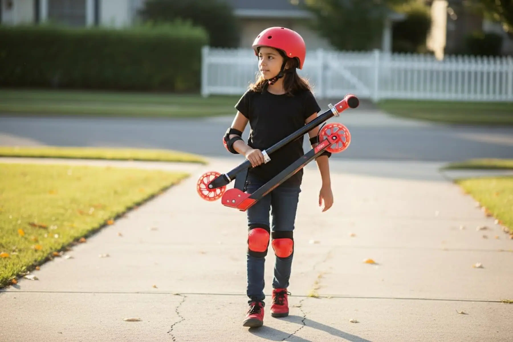 CORE - Foldy Red - Dětská koloběžka